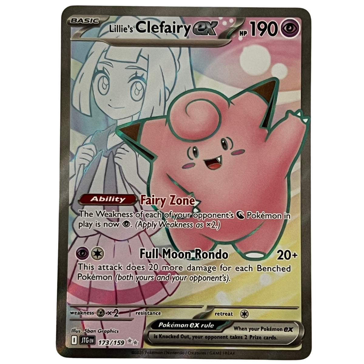 Pokémon Lillie's Clefairy ex - 173/159 - Journey Together