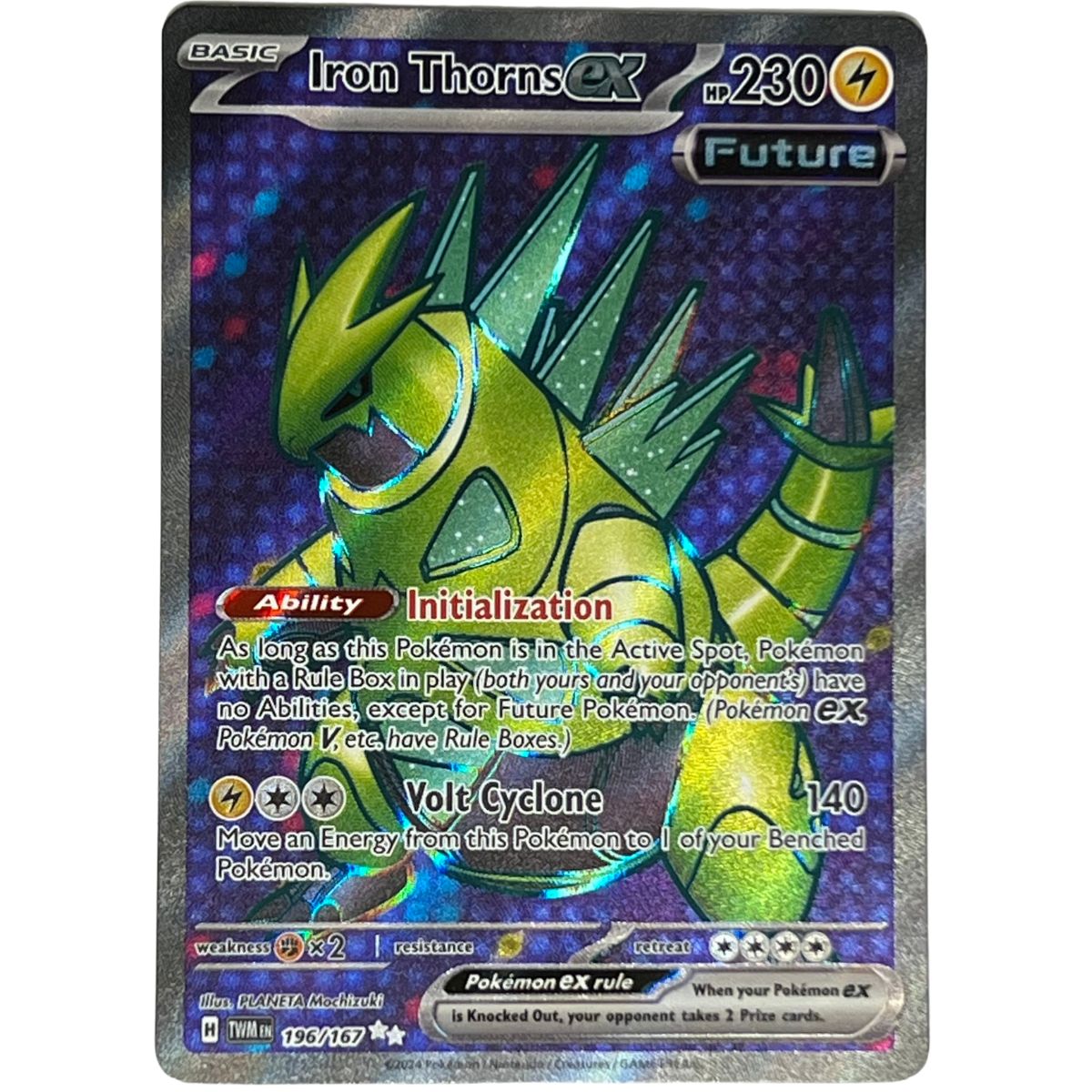 iron thorns pokemon card Pokémon: Iron Thorns ex - 196/167