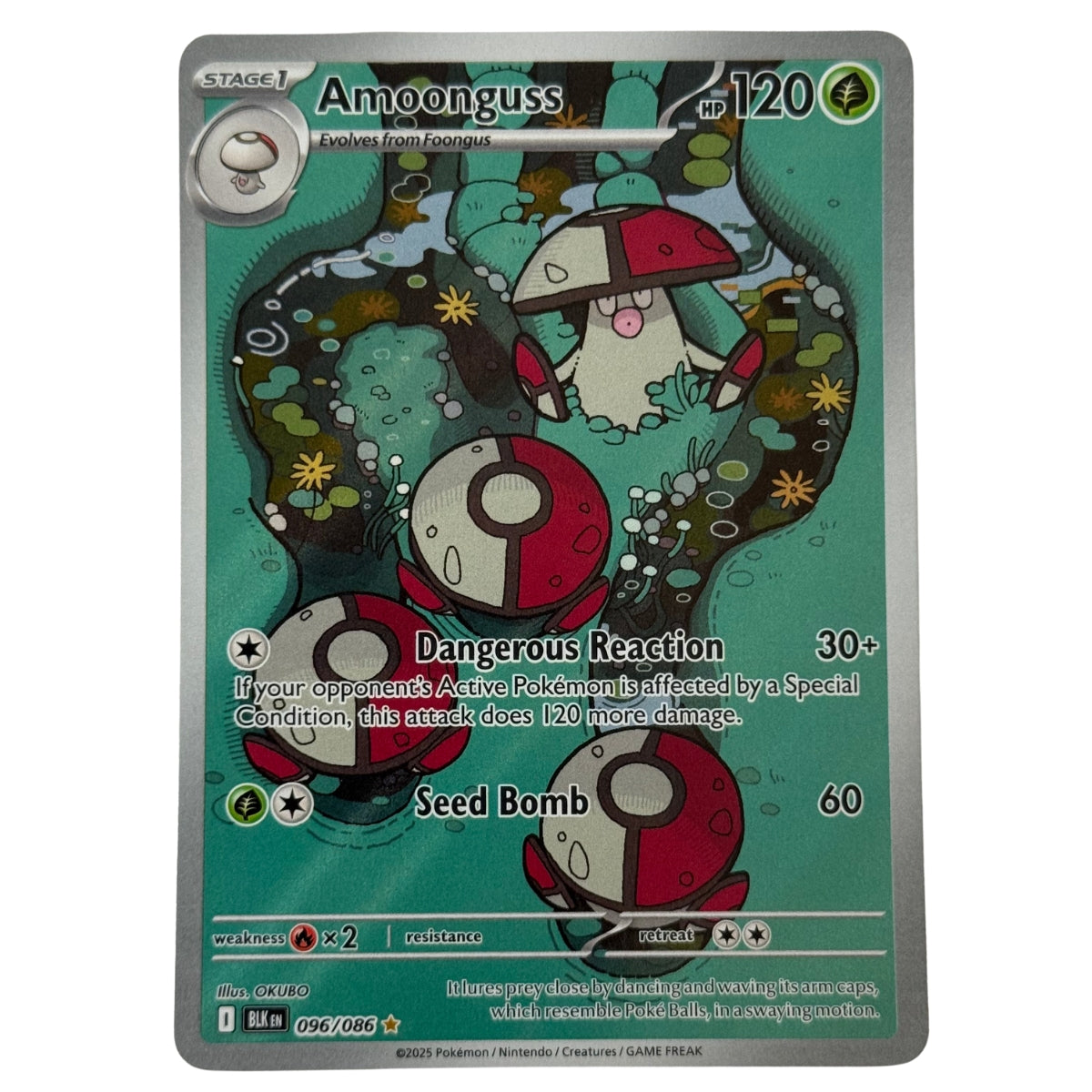 Amoonguss (096/086) Illustration Rare - Scarlet & Violet: Black Bolt