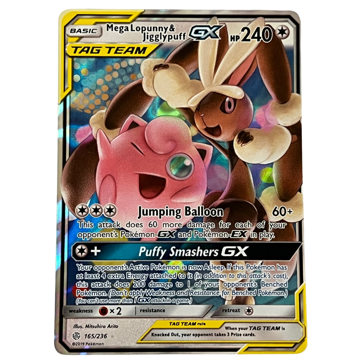 Mega Lopunny & Jigglypuff GX - SM - Cosmic Eclipse