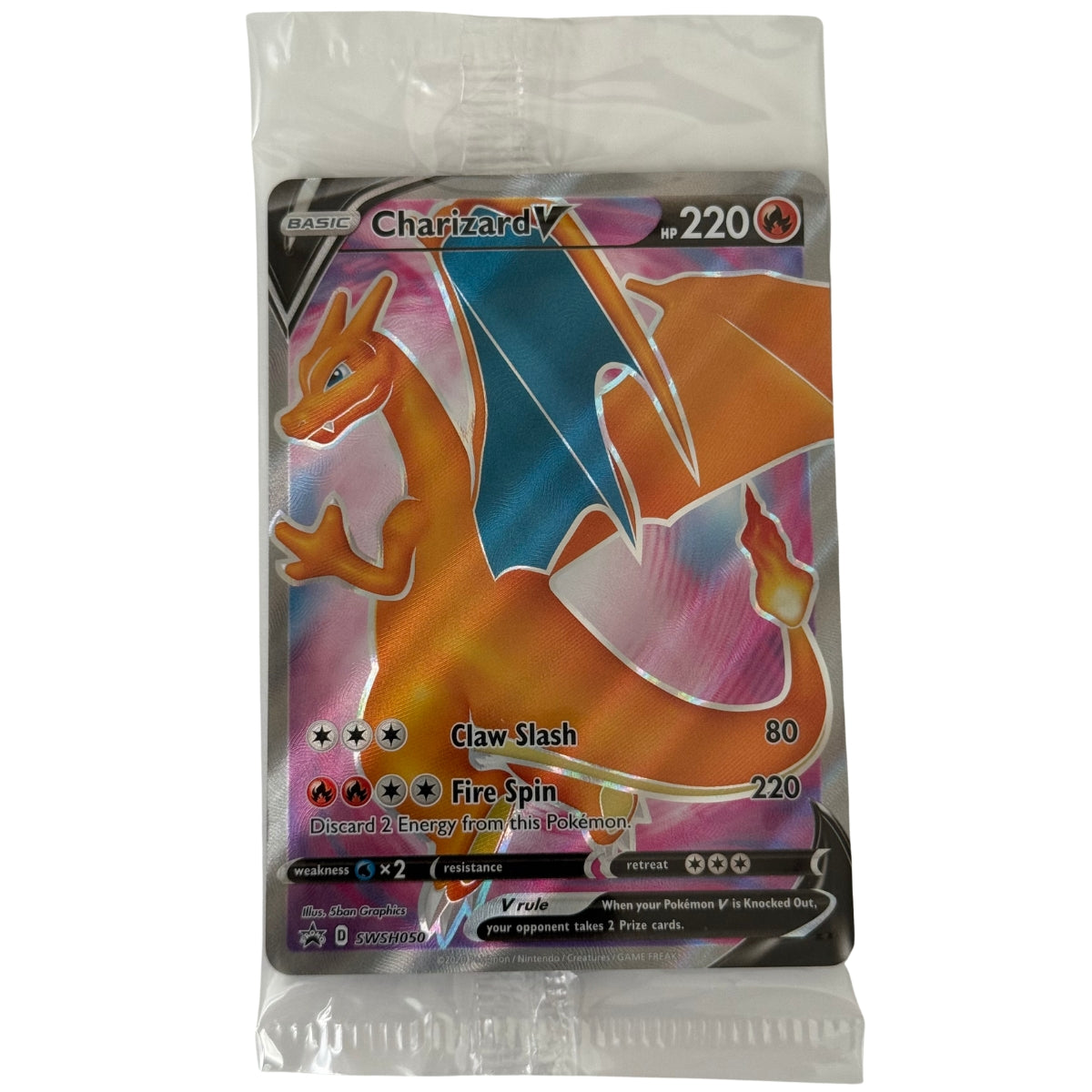 Charizard V (SWSH050) Promo - Sword & Shield: Black Star Promos