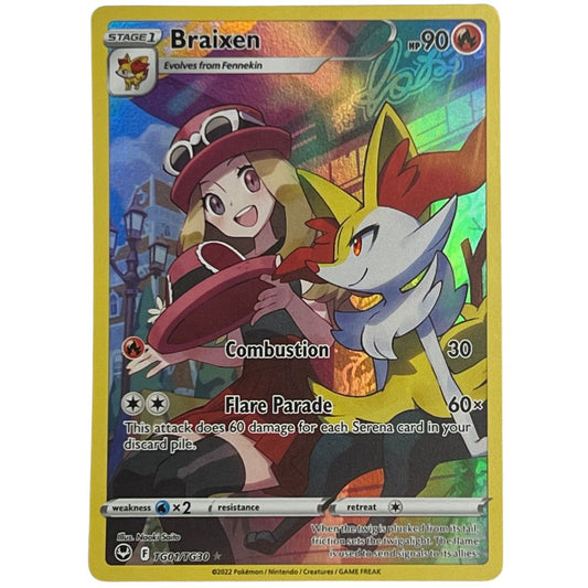 Pokémon: Braixen TG01/TG30 - Silver Tempest Trainer Gallery