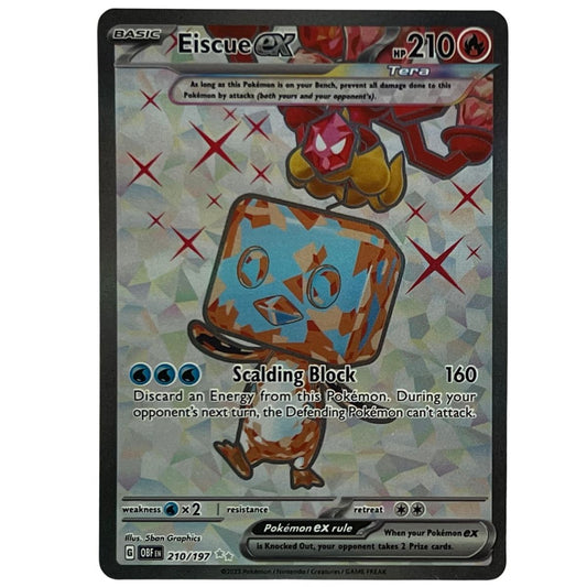 Pokémon: Eiscue ex - 210-197 - Obsidian Flames