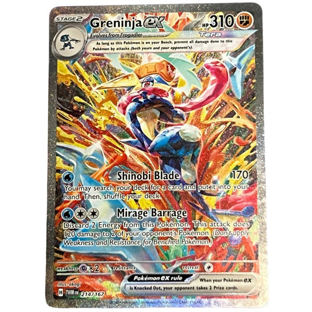 Pokémon: Greninja ex - 214/167 - Twilight Masquerade