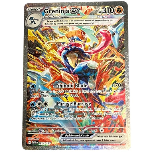 Pokémon: Greninja ex - 214/167 - Twilight Masquerade