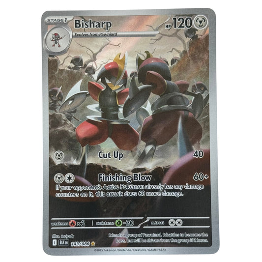 Bisharp (143/086) Illustration Rare - Scarlet & Violet: Black Bolt