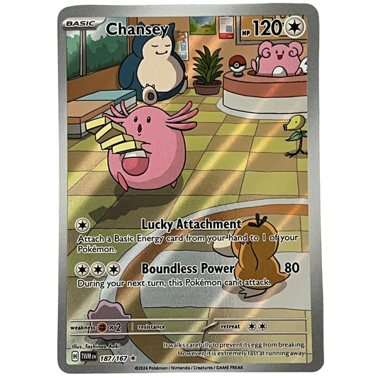 Chansey (187/167) Secret Rare - Scarlet & Violet: Twilight Masquerade