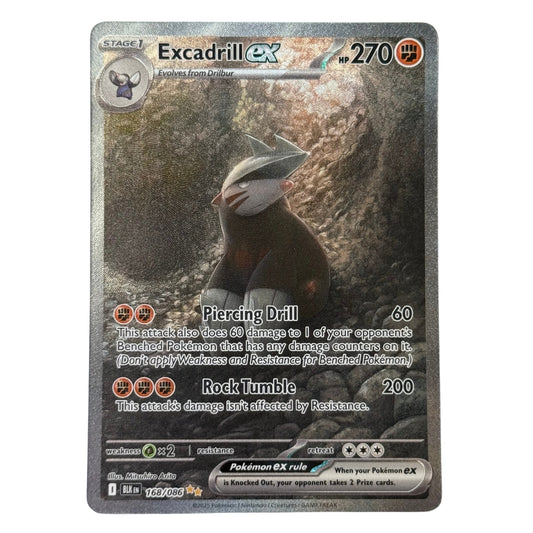 Excadrill ex (168/086) Special Illustration Rare - Scarlet & Violet: Black Bolt