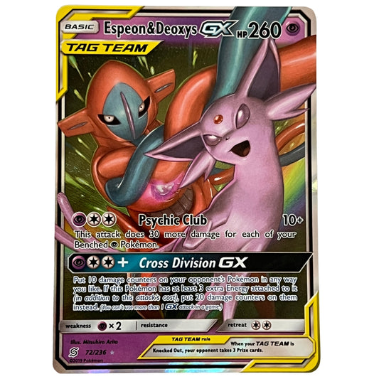 Espeon & Deoxys GX - SM - Unified Minds