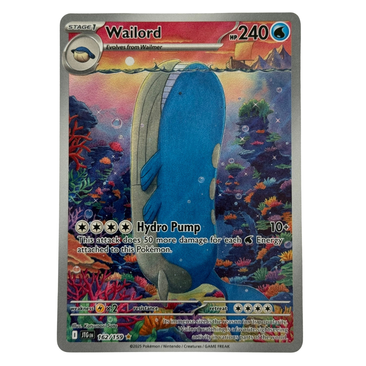 Wailord (162/159) Illustration Rare - Scarlet & Violet: Journey Together (R)