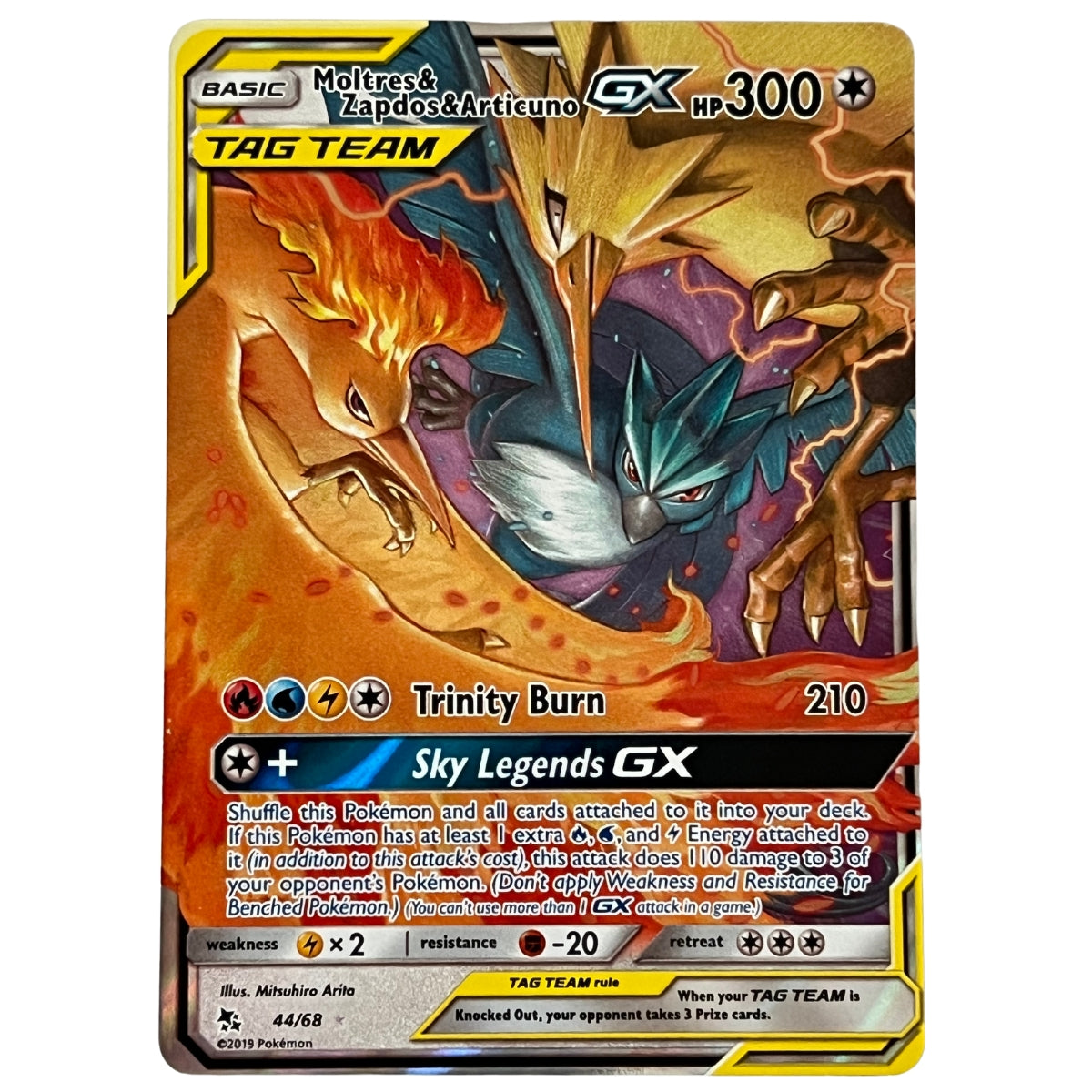 Moltres & Zapdos & Articuno GX - Hidden Fates