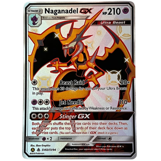 Naganadel-GX – SV63/SV94 – Hidden Fates: Shiny Vault