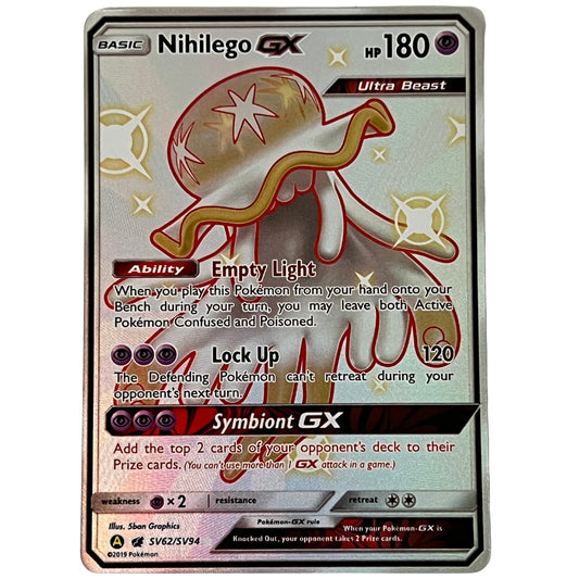 Nihilego-GX – SV62/SV94 – Hidden Fates: Shiny Vault