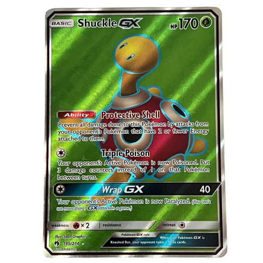 Shuckle GX (195/214) Full Art Ultra Rare - Sun & Moon: Lost Thunder