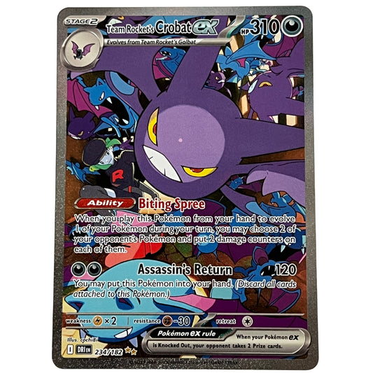 Team Rocket's Crobat ex (234/182) Special Illustration Rare - Destined Rivals