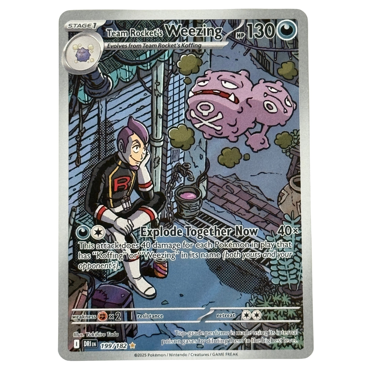 Team Rocket's Weezing (199/182) Illustration Rare - Scarlet & Violet: Destined Rivals