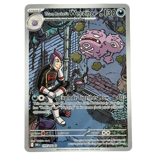 Team Rocket's Weezing (199/182) Illustration Rare - Scarlet & Violet: Destined Rivals
