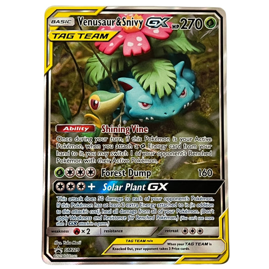 Venusaur & Snivy GX - SM Promos