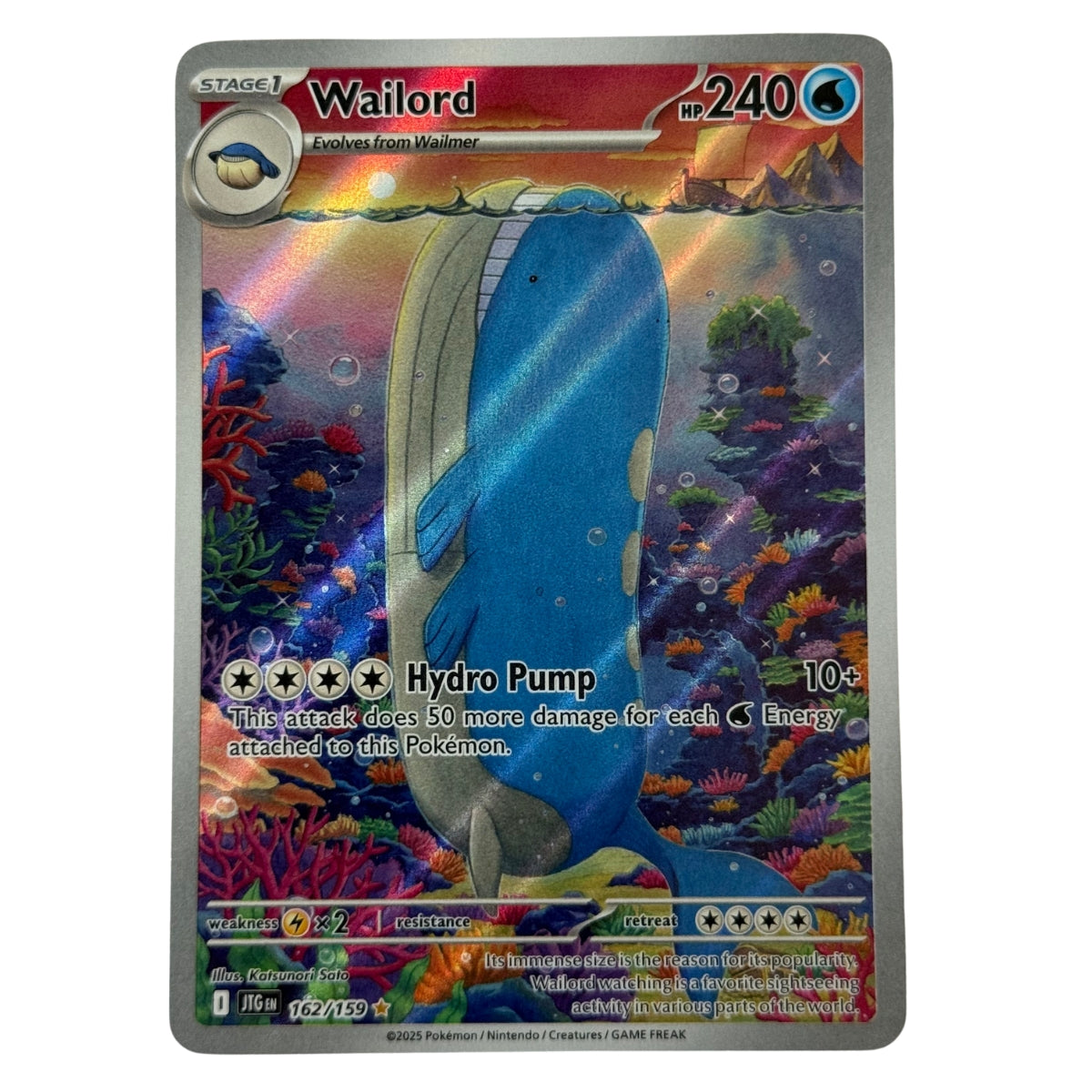 Wailord (162/159) Illustration Rare - Scarlet & Violet: Journey Together